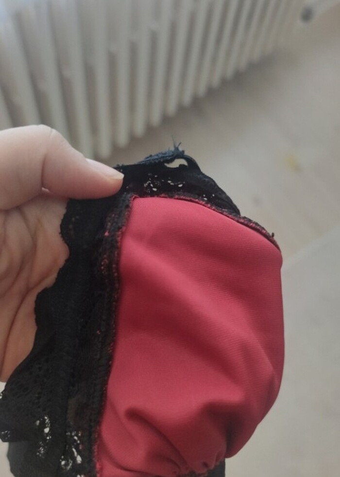 Kadife kütyen külot takımı  - Görsel 3