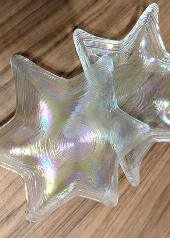 Parlak Yıldız Şekilli Tie-Dye Tabak
