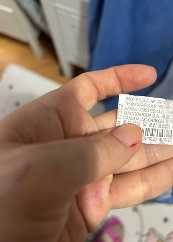 Zara Taş Detaylı Mavi Denim Gömlek