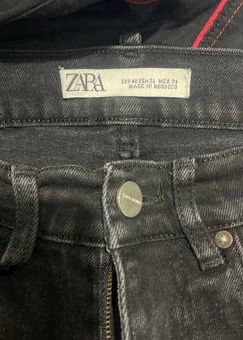 Siyah erkek Slim  Fit Midi Boy Denim Jean - Görsel 3