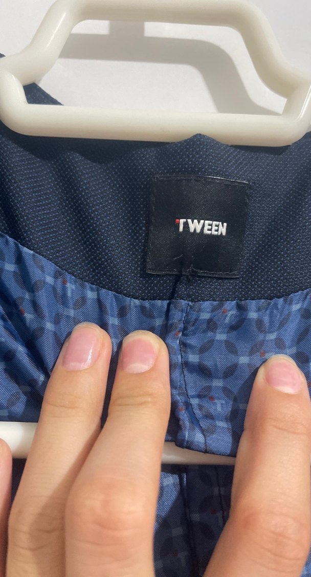 Düğmeli Koyu Mavi Erkek Yelek - Görsel 2