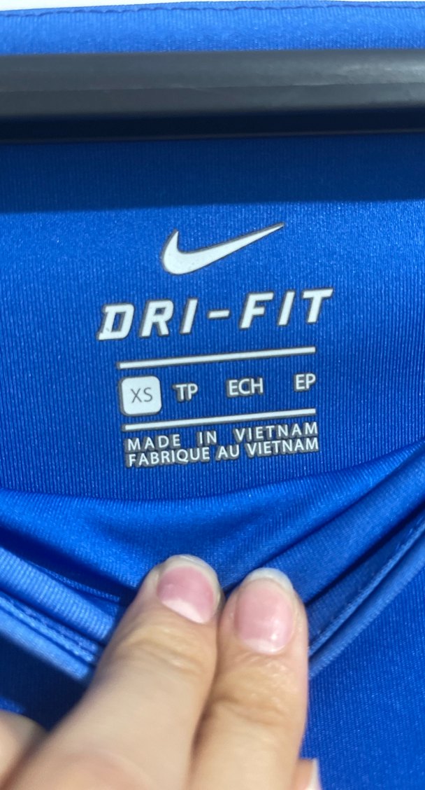 Mavi Desenli Kadın Spor Tayt Velcro Detaylı - Görsel 2