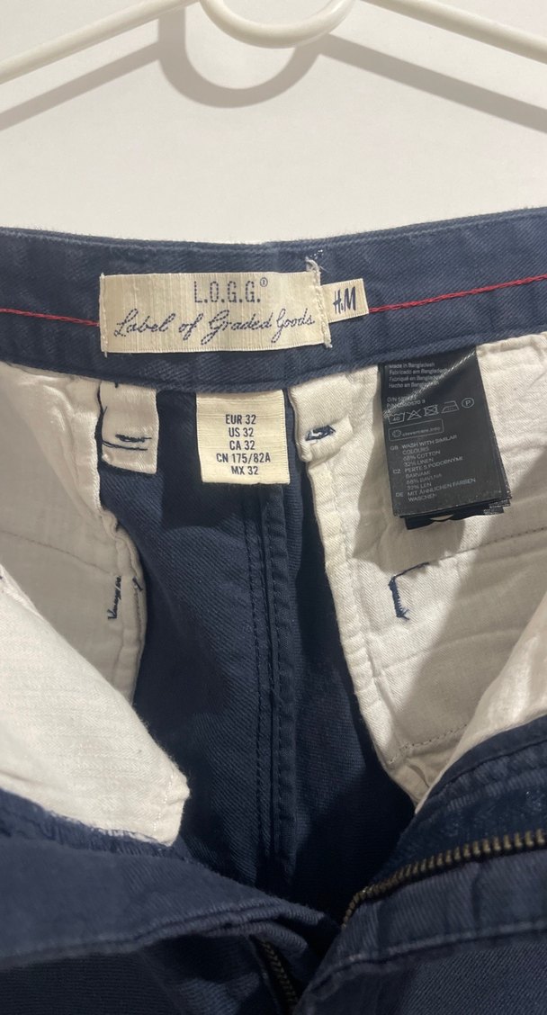 Erkek Lacivert Denim Kısa Şort - Görsel 2
