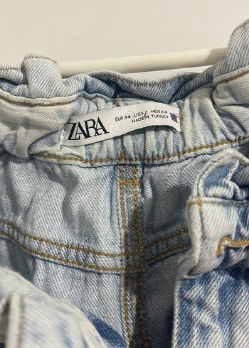 Kadın Mavi Pastel Denim Bol Kesim Pantolon - Görsel 4