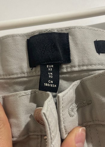 Gri Erkek Kısa Pamuklu Şort - Görsel 2