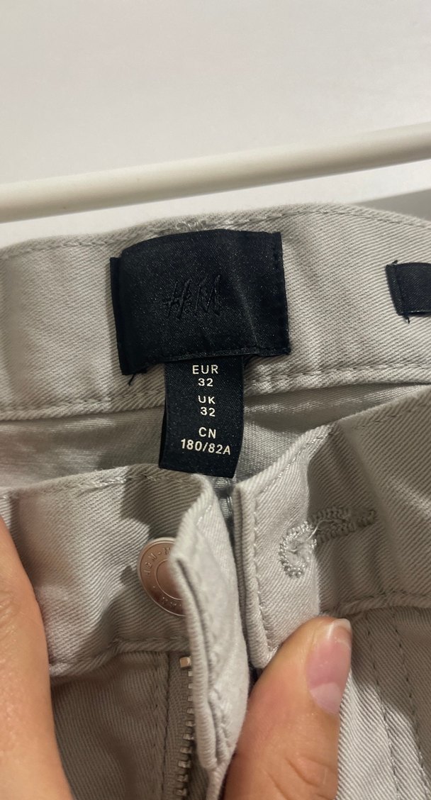 Gri Erkek Kısa Pamuklu Şort - Görsel 2