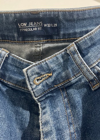 Gevşek Kesim Mavi Kot Pantolon - Görsel 2