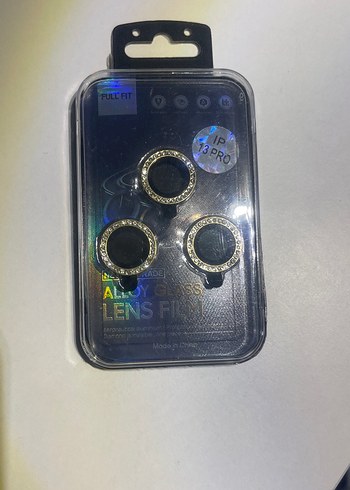 Siyah Alaşım Cam Lens Koruyucu 3'lü Set - Görsel 2