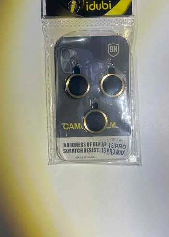 Altın Renkli iPhone Kamera Koruyucu Seti - Görsel 2