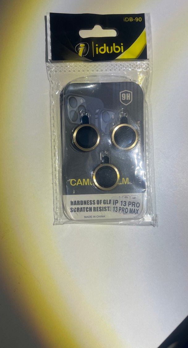 Altın Renkli iPhone Kamera Koruyucu Seti - Görsel 2