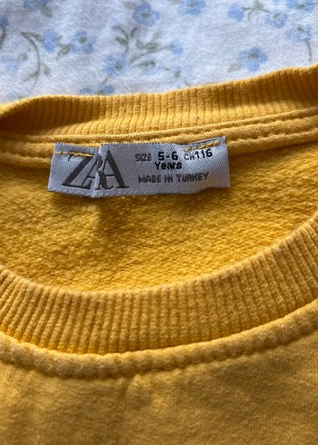 Erkek Çocuk Sarı Baskılı Sweatshirt - Görsel 4