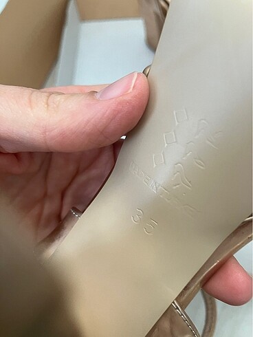 35 Beden Rose gold topuklu ayakkabı