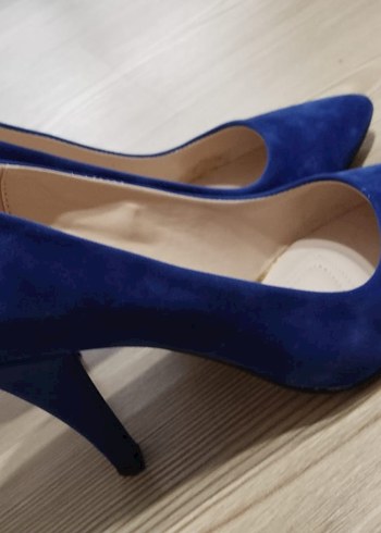 Diğer saks mavi süet Kadın Stiletto