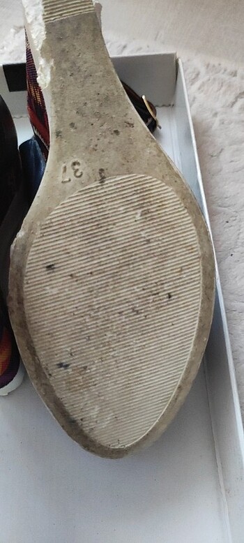 Hakiki deri dolgu topuk  - Görsel 6