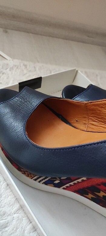 Hakiki deri dolgu topuk  - Görsel 8