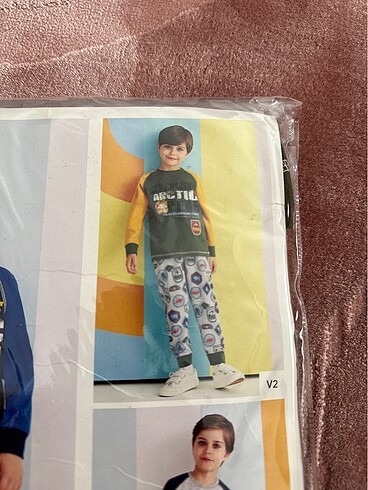 10 Yaş Beden Kışlık Erkek çocuk pijama