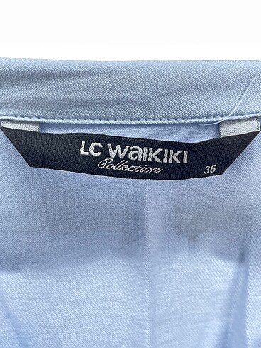 36 Beden mavi Renk LC Waikiki Uzun Elbise %70 İndirimli.