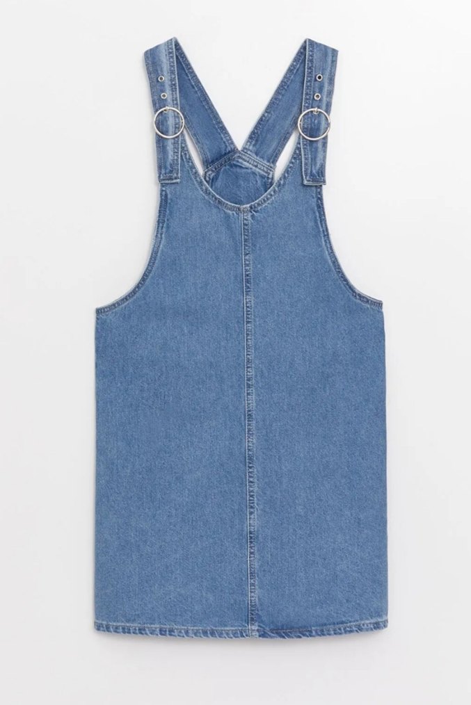 Mavi Denim Askılı Salopet - Görsel 2