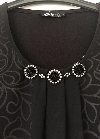 Siyah Tüllü Tunik - Görsel 2