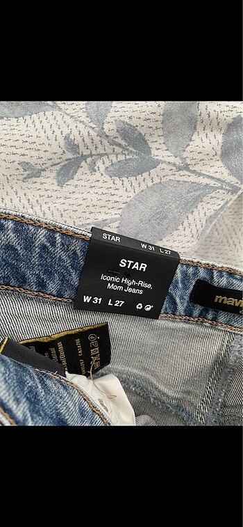 31 Beden Mavi indigo jean