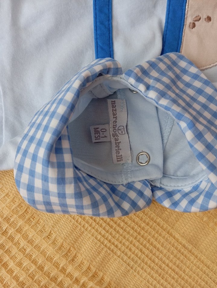 Mavi Baskılı Bebek Erkek Takımı - Görsel 4