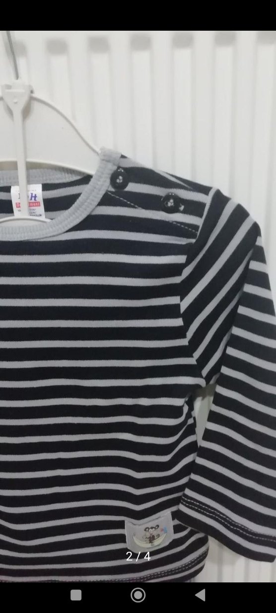 Erkek Çocuk Çizgili Uzun Kollu Takım - Görsel 4