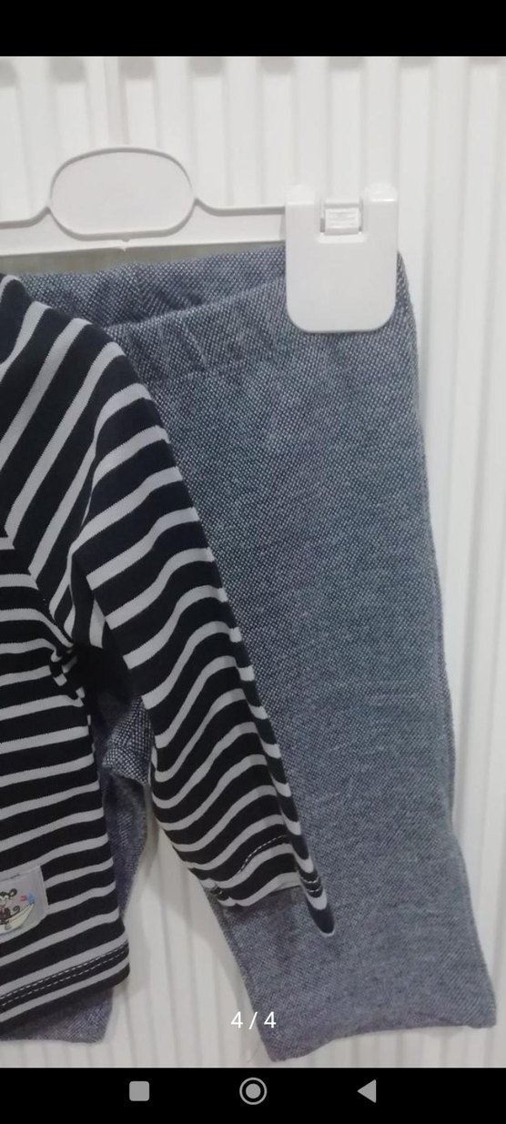 Erkek Çocuk Çizgili Uzun Kollu Takım - Görsel 2