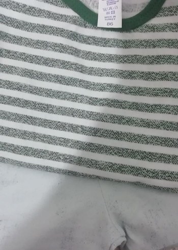 Uzun Kollu Unısex Bebek Takımı, Örgü Kumaş - Görsel 3