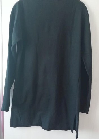 Uzun Kollu Siyah Gotik Pul İşlemeli Tunik - Görsel 2