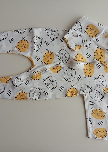 Renkli Baskılı Bebek Tulum - Görsel 2