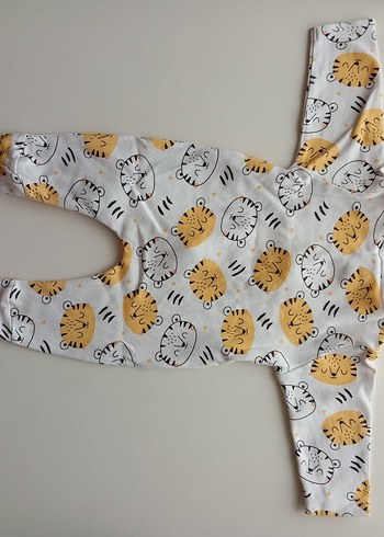 Renkli Baskılı Bebek Tulum - Görsel 4