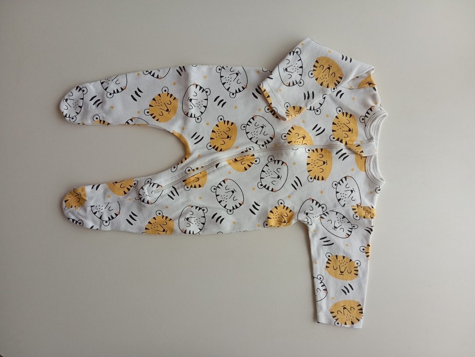 Renkli Baskılı Bebek Tulum - Görsel 2