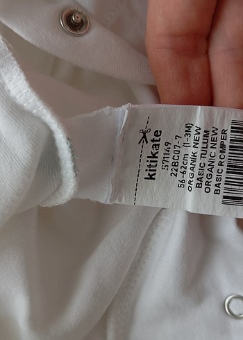 Beyaz Unisex Bebek Uzun Kollu Tulum - Görsel 3