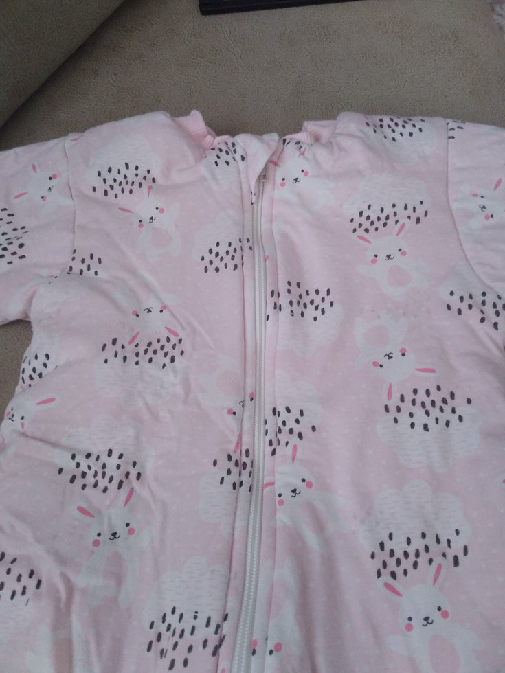 Pembe Bebek Tulumu Fermuarlı - Görsel 2