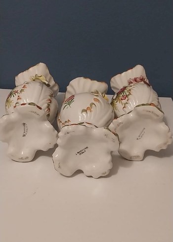 American Vintage Vintage Cicek Desenli 3lu Porselen Vazo Adet Fiyati 2500