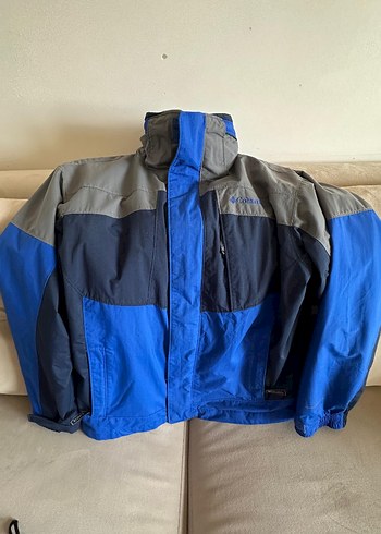 Erkek Çocuk Mavi Gri Fermuarlı Mont - Görsel 8