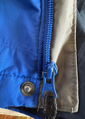 Erkek Çocuk Mavi Gri Fermuarlı Mont - Görsel 5