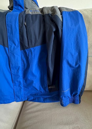 Erkek Çocuk Mavi Gri Fermuarlı Mont - Görsel 7