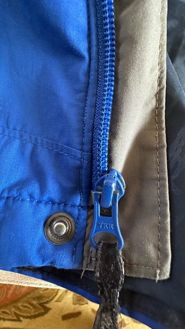 Erkek Çocuk Mavi Gri Fermuarlı Mont - Görsel 5