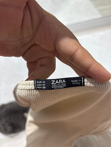 Zara kare yaka çorap - Görsel 3