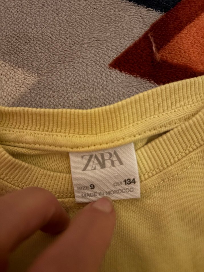 Kız Çocuk Sarı Belden Lastikli Crop - Görsel 3