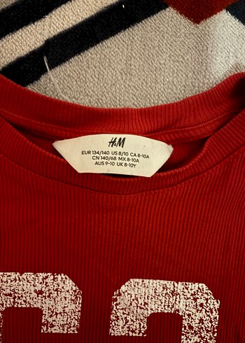 Kız Çocuk Kırmızı Pamuklu Tişört 62 Baskılı - Görsel 2