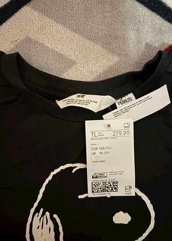 Kız Çocuk Siyah Pamuklu Baskılı Tişört - Görsel 3