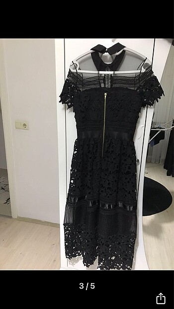 s Beden Güpür tasarım elbise