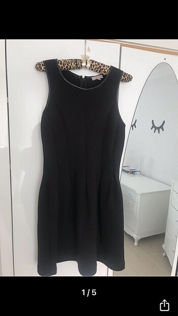 Twist scuba kumaş mini elbise