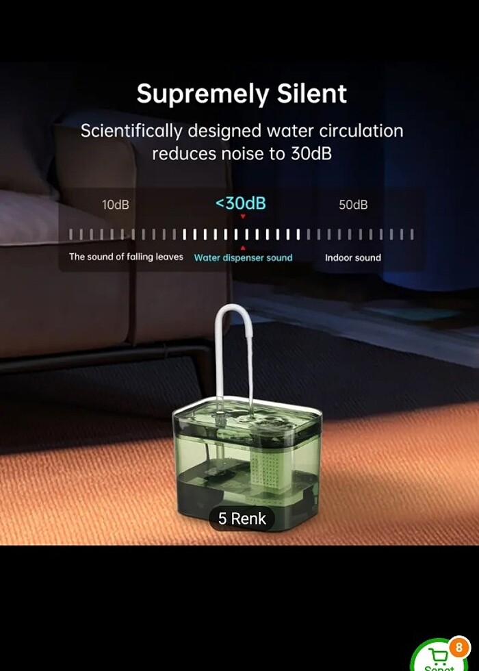 Evcil hayvan su pınarı - Görsel 3