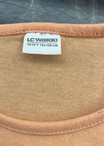 Kız Çocuk Pastel Kahverengi Baskılı Tişört - Görsel 2