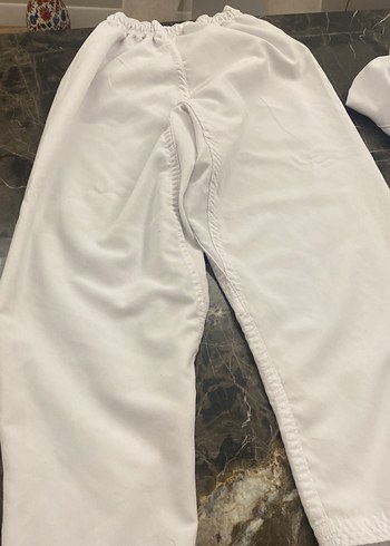 Beyaz Kemerli Midi Kimono - Görsel 5