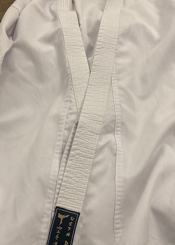 Beyaz Kemerli Midi Kimono - Görsel 4