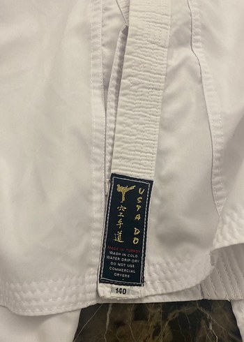 Beyaz Kemerli Midi Kimono - Görsel 2